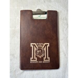 Mississippi State University Bulldogs Vintage Leather Clipboard Folder